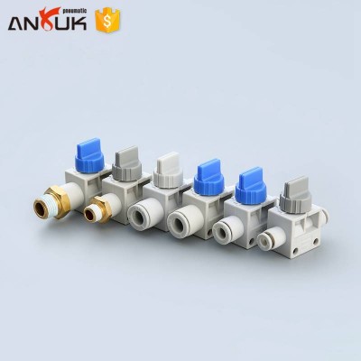 2 Way 3 Way Quick Coupling Quick Fitting Manual Valve Plastic Fitting Connector