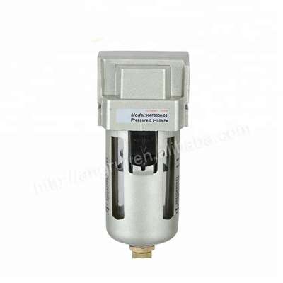 Polycarbonate air filter regulator lubrication for automatic drain